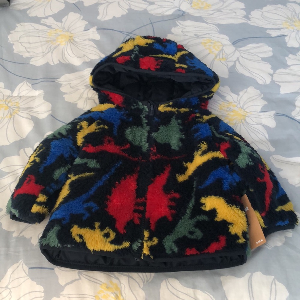 OLDNAVY REVERSIBLE PUFFER JACKET FOR BABY SIZE 3-6 Months - Picture 13 of 17